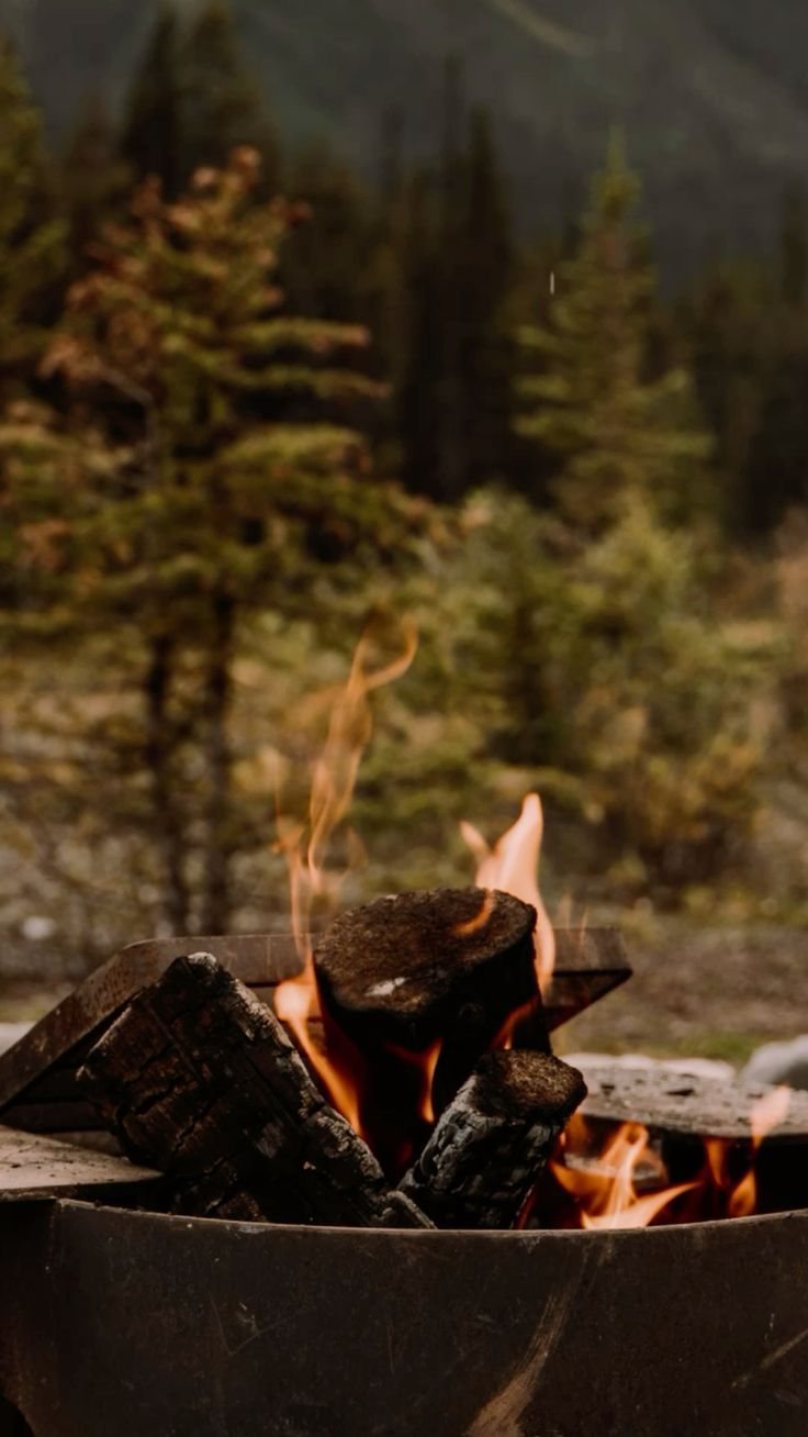 Evening fire