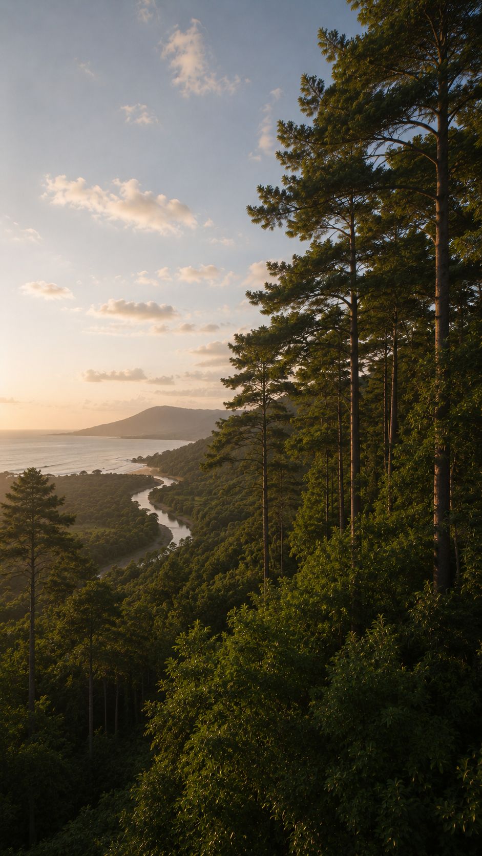 Fitness: the trail above the valley