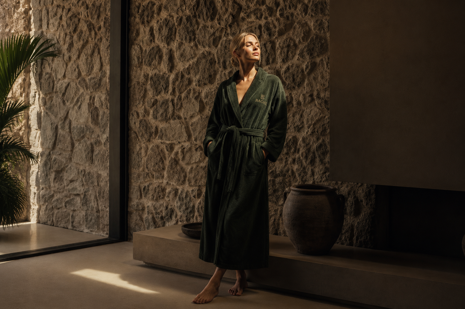 A guest at the BAGHI spa
